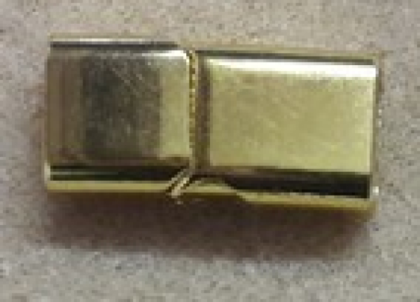 Magnetverschluss (0338-03-GF) zum Kleben 26x12 goldfarben