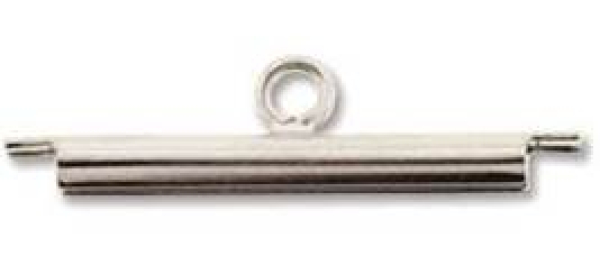 Miyuki Schieberohr für Delica 20mm silberf