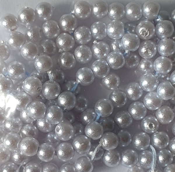 Wachsperle 3mm hellblau 120 St.