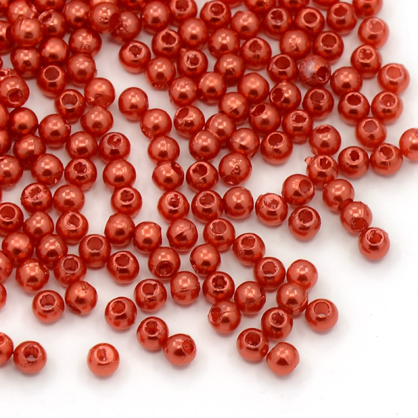 Wachsperle 10mm rot 10St