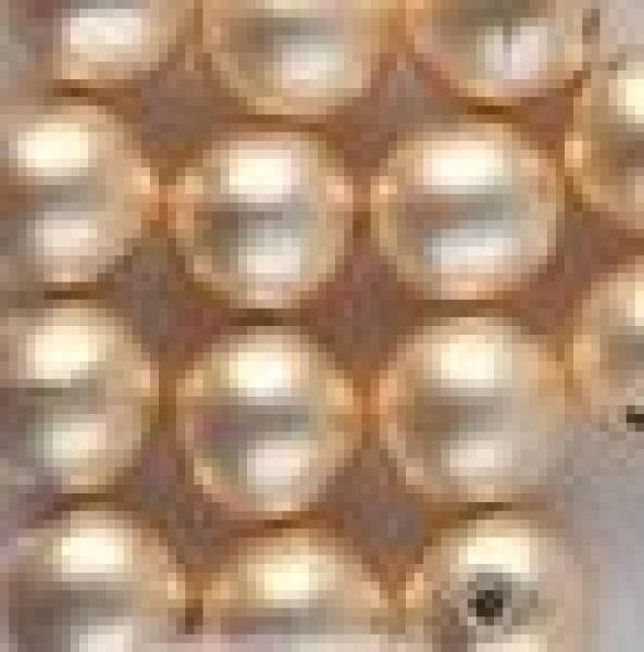 Kunststoffperle goldfarben 8mm matt 15 St