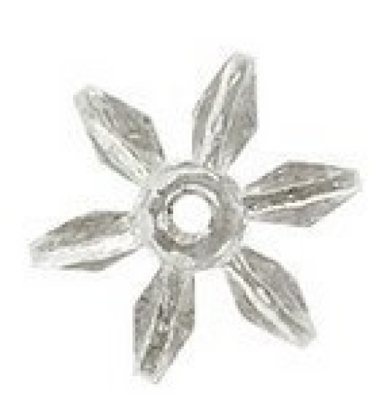 Plastik Perle 4x10mm Stern transp. 30 St.