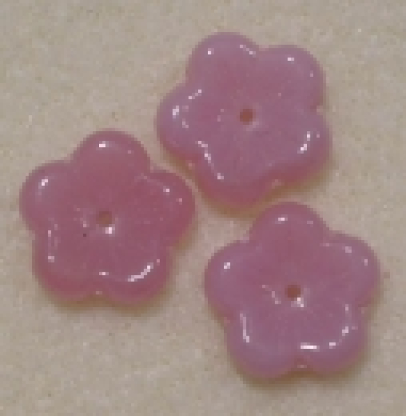 Glasblüte 12mm rosa