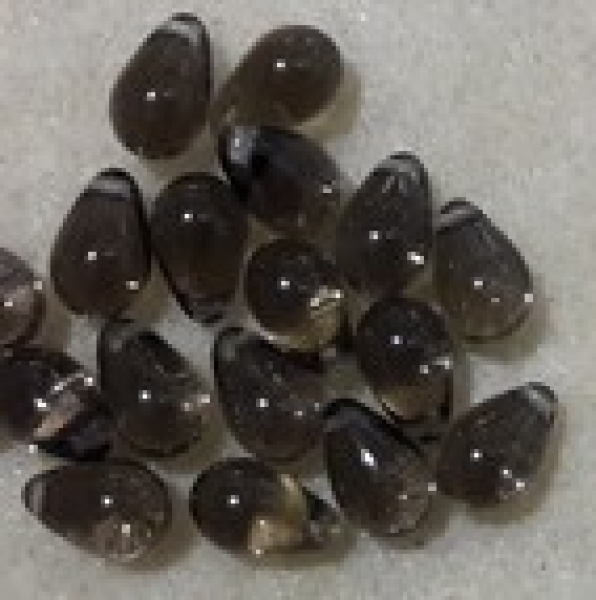 Glastropfen 6x9mm Black Diamond 300 St