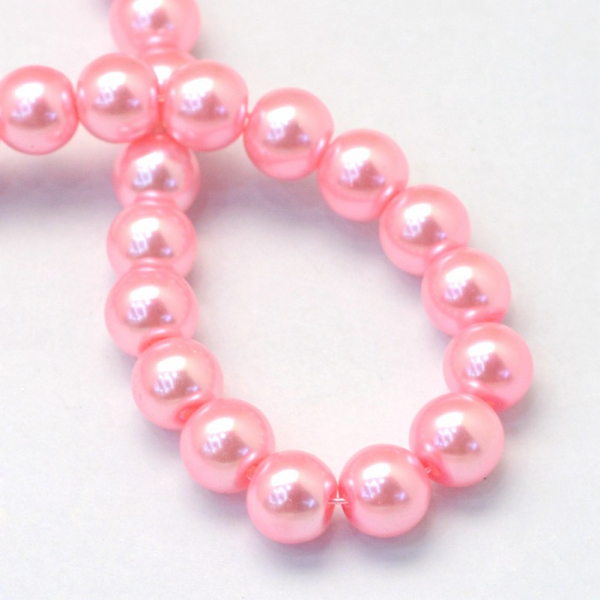 Glas-Wachsperle 3mm Baby-Rosa 190 St.