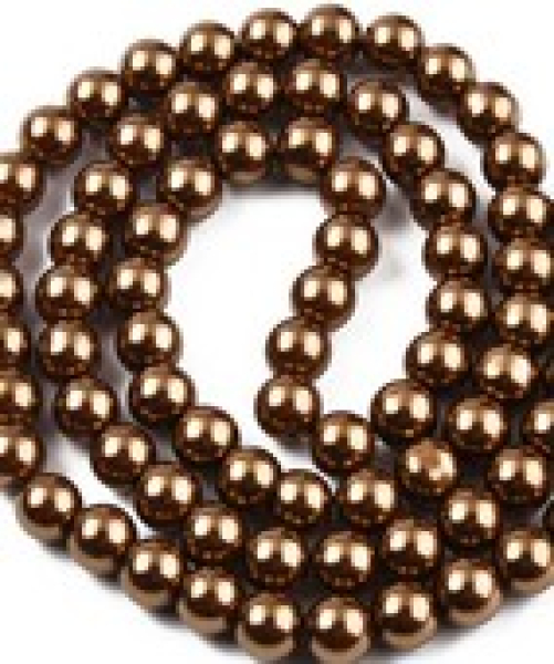 Glas-Wachsperle 3mm Sienna ca190 St.