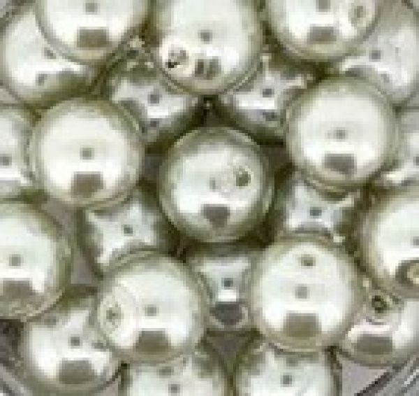 Glas-Wachsperle 3mm Hellgrau 225 St.