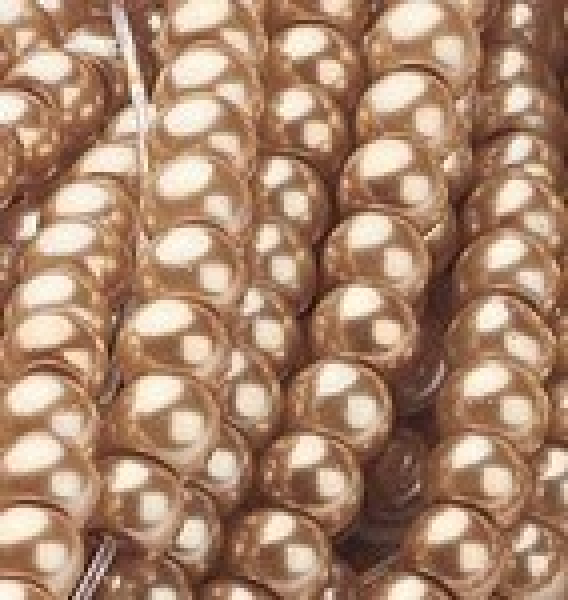 Glas-Wachsperle 4mm Braun ca200 St.