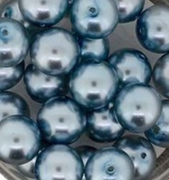 Glas-Wachsperle 4mm Hellblau 195 St.