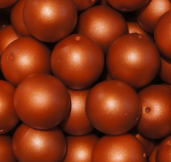 Glaswachsperle 4mm Terracotta Frost 1000 St