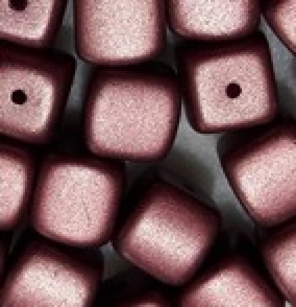 Glaswachswürfel 8mm Dark Copper 25 St