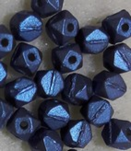 Glaswachswürfel antik 4mm Cobalt Luster 1200 St