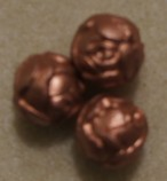 Glaswachsperle Rose, 10mm Copper 120 St
