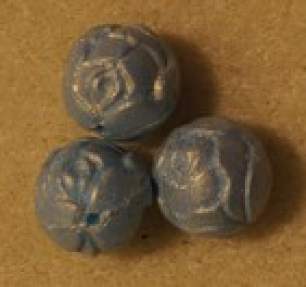 Glaswachsperle Rose, 10mm Blue Velvet 120 St
