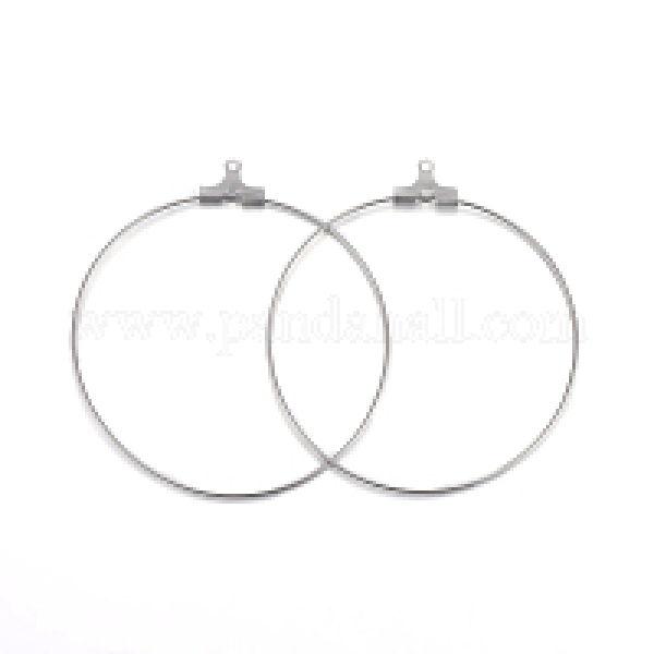 Creolen 30 mm platin 2 St.