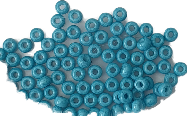 Rocailles 5,5mm Opak Aqua Marmor 1200 St