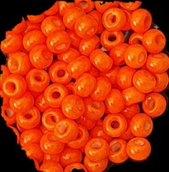 Rocailles 5,5mm Opak Orange Marmor 1200 St
