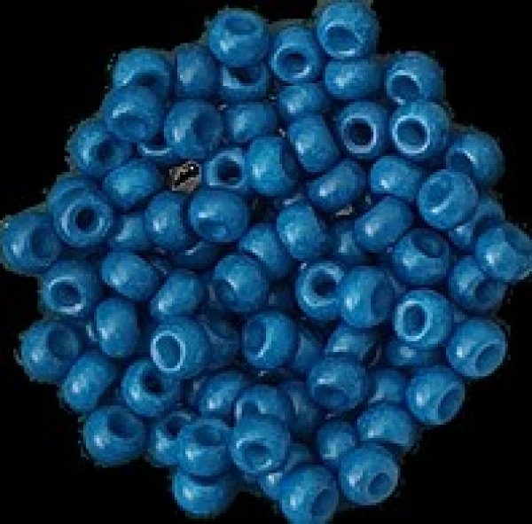 Rocailles 5,5mm Opak Capri Bl Marmor 100St