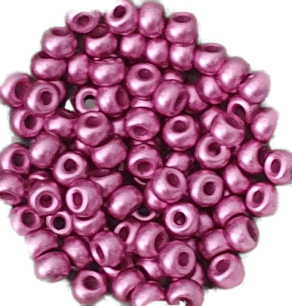 Rocailles 5,5mm Metallic Pink 1200 St