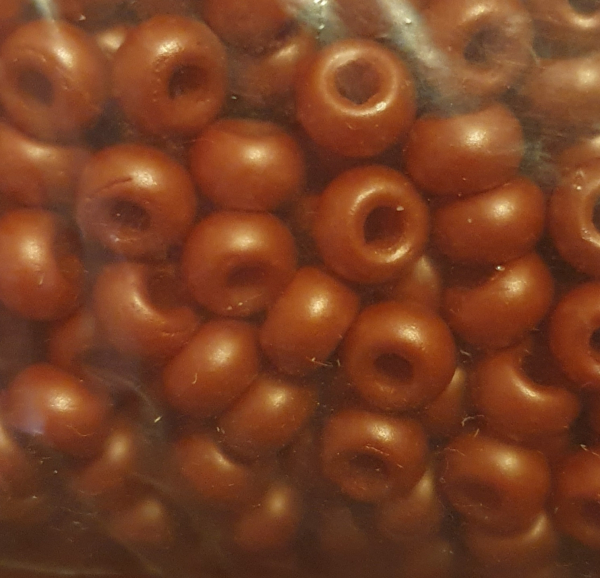 Rocailles 7,0mm Opak Terracotta 1200 St