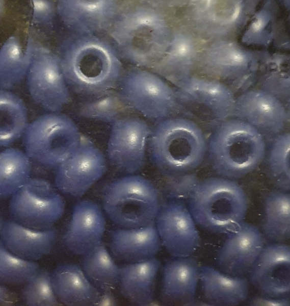 Rocailles 7,0mm Blau Metallic 60 St