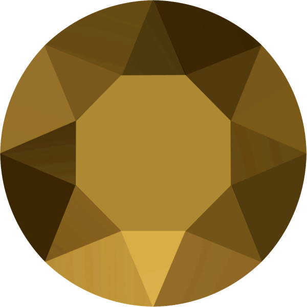 Swarovski Chaton SS39 Crystal Dorado gef