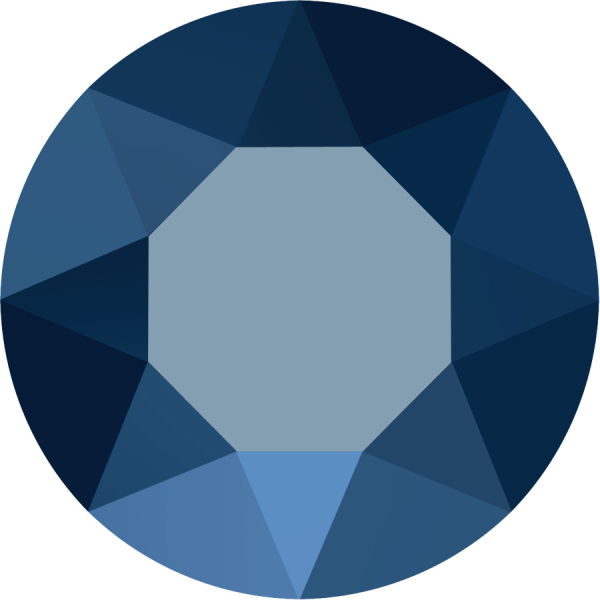 Swarovski Chaton SS39 Crystal Metallic Blue