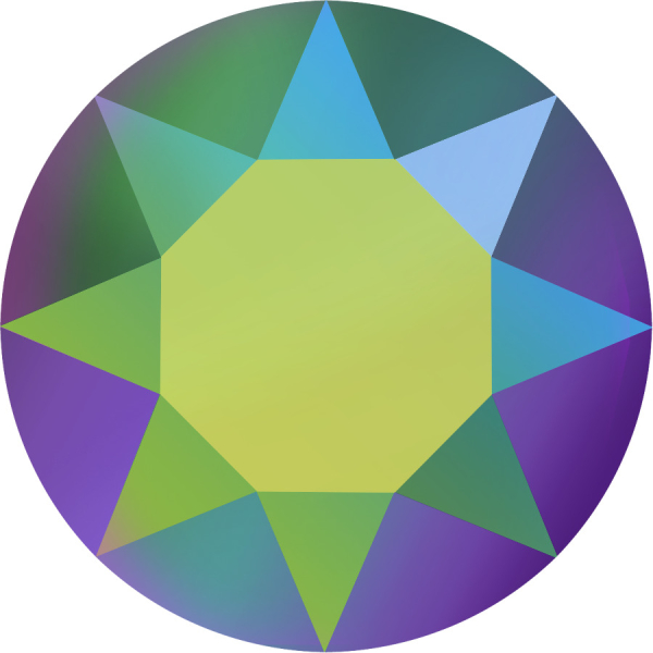 Swarovski Chaton SS39 Crystal Scarabaeus Green gef