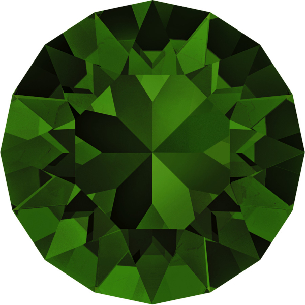 Swarovski Chaton SS39 Dark Moss Green gefass