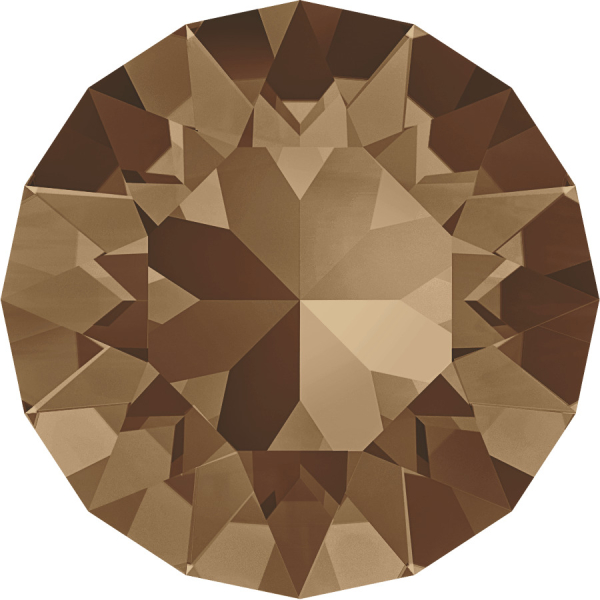 Swarovski Chaton SS39 Light Smoked Topaz gefass