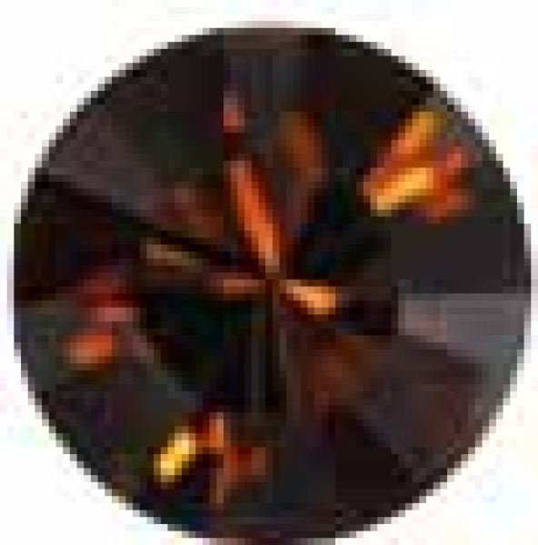 Swarovski Chaton SS39 Mocca gefass