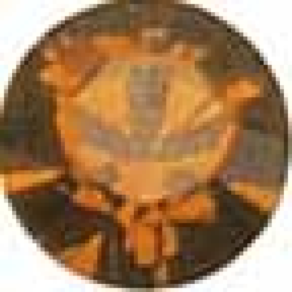 Swarovski Chaton SS39 Smoked Topaz