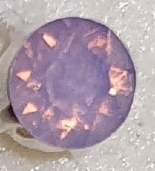 Swarovski Chaton SS39 White Opal Antique Pink gefass