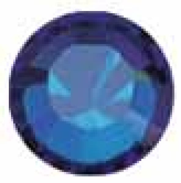 Swarovski Chaton SS39 White Opal Sky Blue gefass