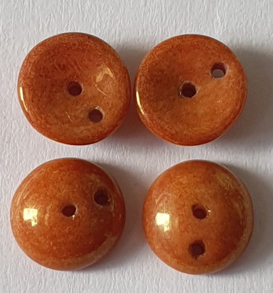 Piggy Bead 4x8mm Snow White Bronze Orange 120 St.