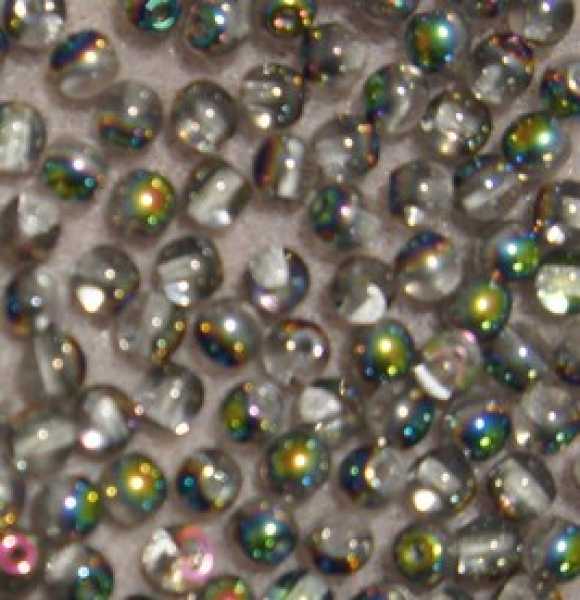 Glasperle rund 4mm Crystal Vitrail Medium 1200 St.