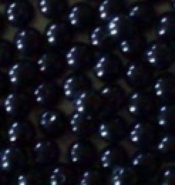 Glsaperle rund 8mm Jet 30 St