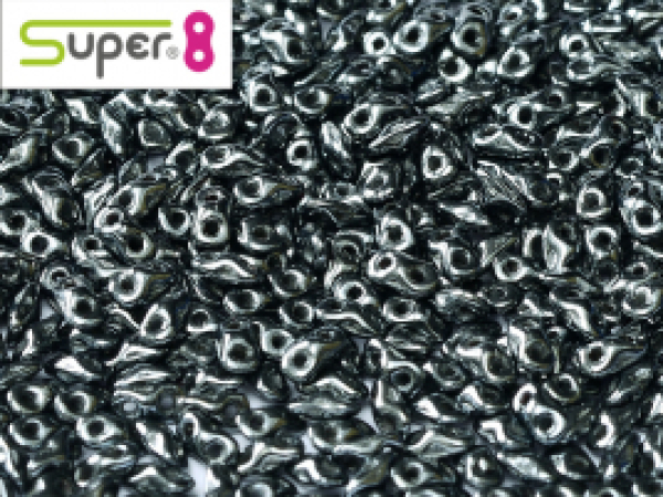 Super8 2,2x4,7 Jet Hematite 50g