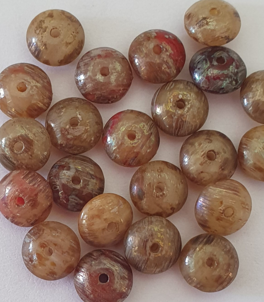Linse 6x4mm Volcano Red 100 St.