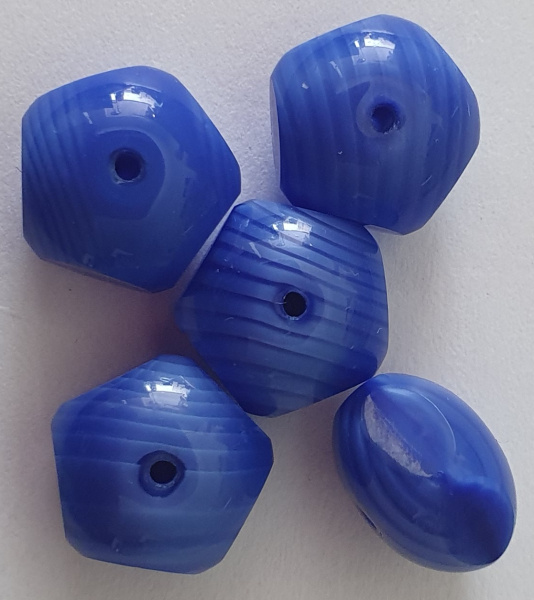 Linse 9x14mm Sapphire Marmor 5St.