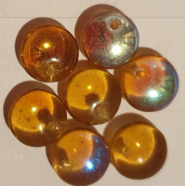 Lentil 6mm Light Colorado Topaz AB 60 St