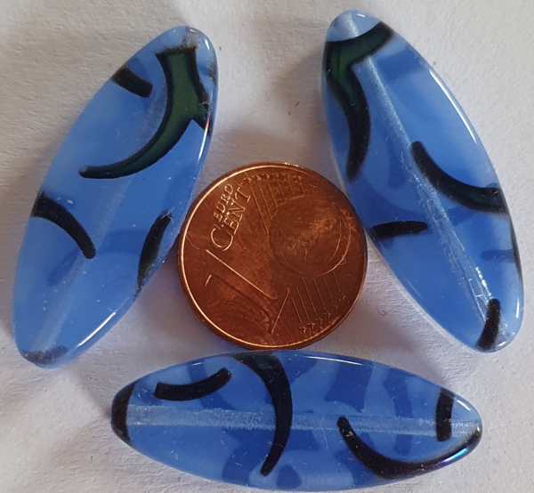 Glasperle, Navette 2St.