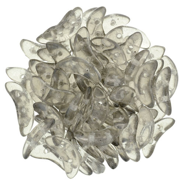 Crescent Bead 3x10mm Lilac Grey 5g