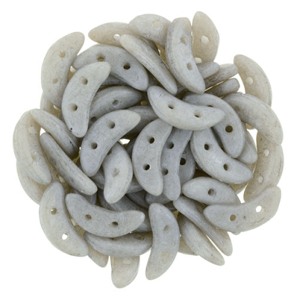 Crescent Bead 3x10mm Milky Lilac Grey 5g