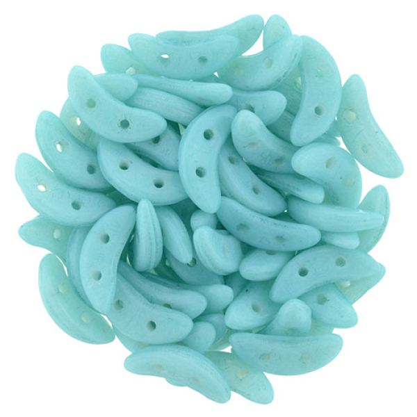 Crescent Bead 3x10mm Milky Limpet Shell 5g