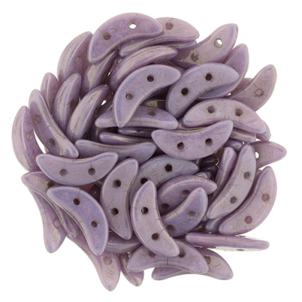 Crescent Bead 3x10mm Opak Luster Lilac 100g