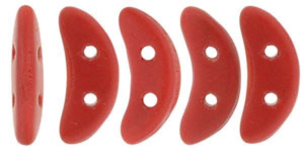 Crescent Bead 3x10mm Opak Red Matt 100g