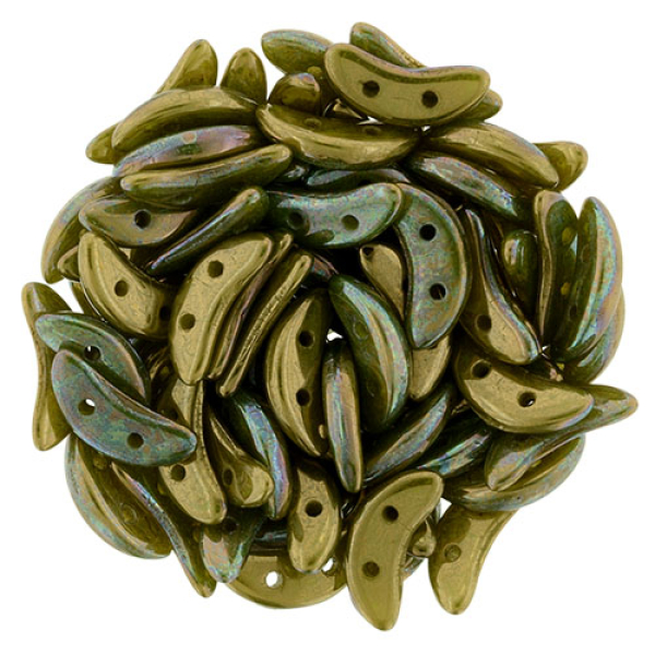 Crescent Bead 3x10mm Oxodi Bronze Chartr 5g