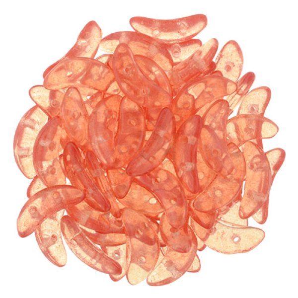 Crescent Bead 3x10mm Rose Quartz 5g