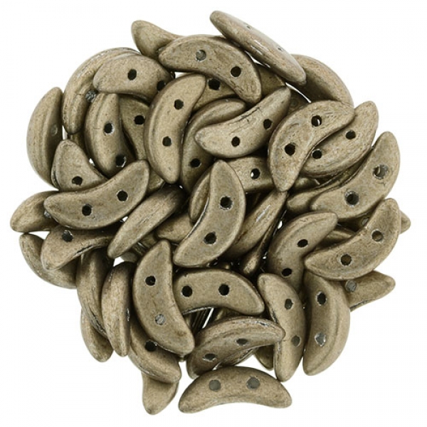 Crescent Bead 3x10mm Saturated Met Khaki 5g